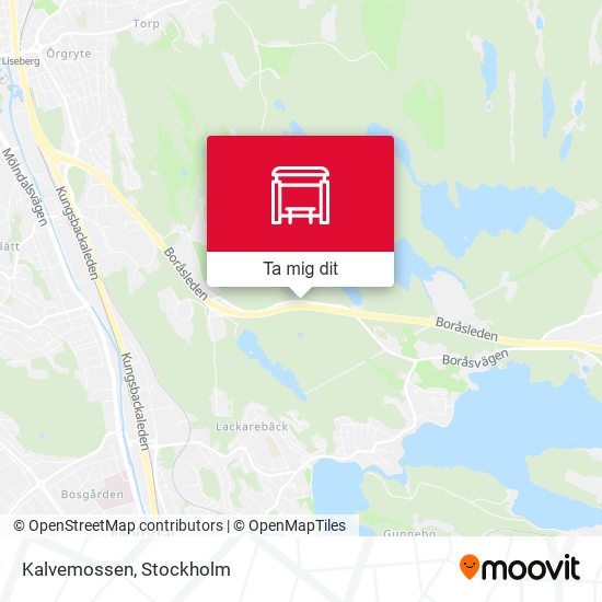 Kalvemossen karta