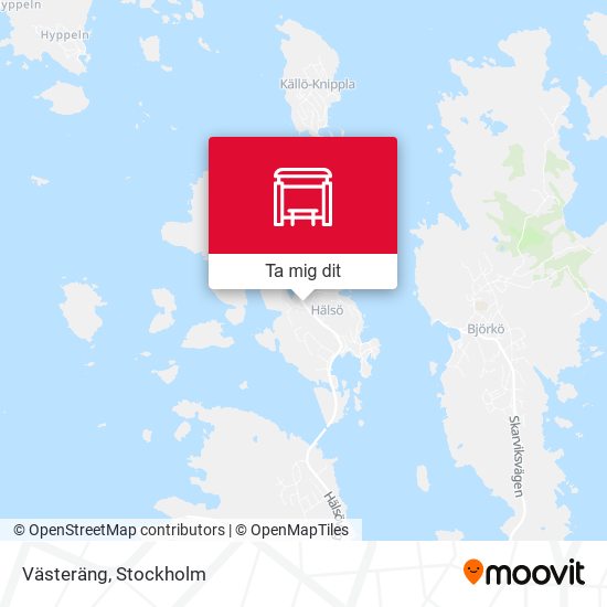 Västeräng karta