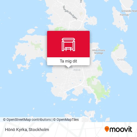 Hönö Kyrka karta