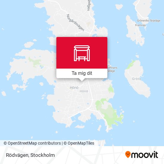 Rödvägen karta