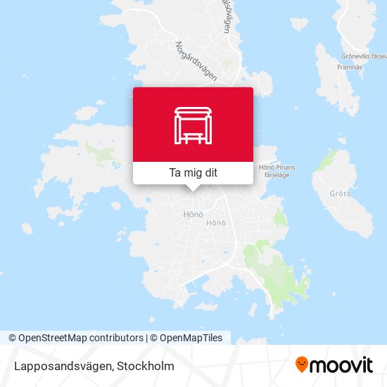 Lapposandsvägen karta