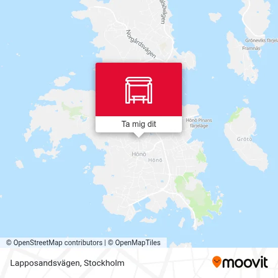 Lapposandsvägen karta