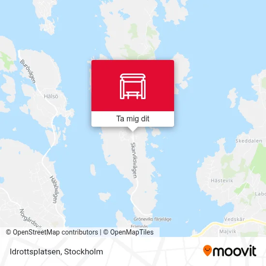 Idrottsplatsen karta