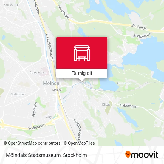 Mölndals Stadsmuseum karta