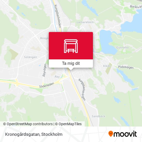 Kronogårdsgatan karta