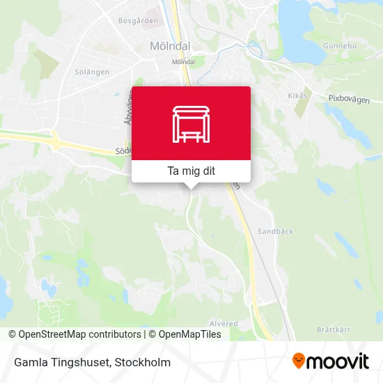 Gamla Tingshuset karta