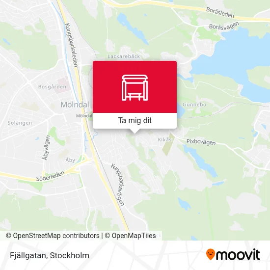 Fjällgatan karta