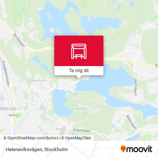 Heleneviksvägen karta