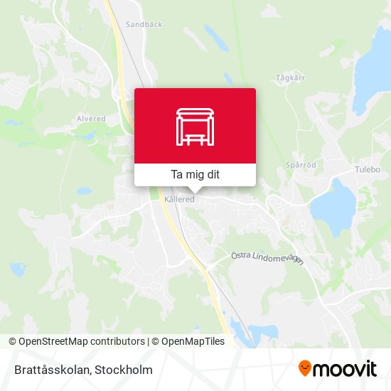 Brattåsskolan karta