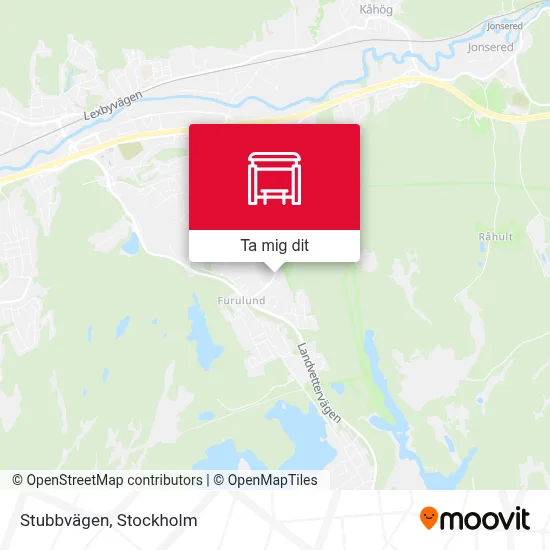 Stubbvägen karta