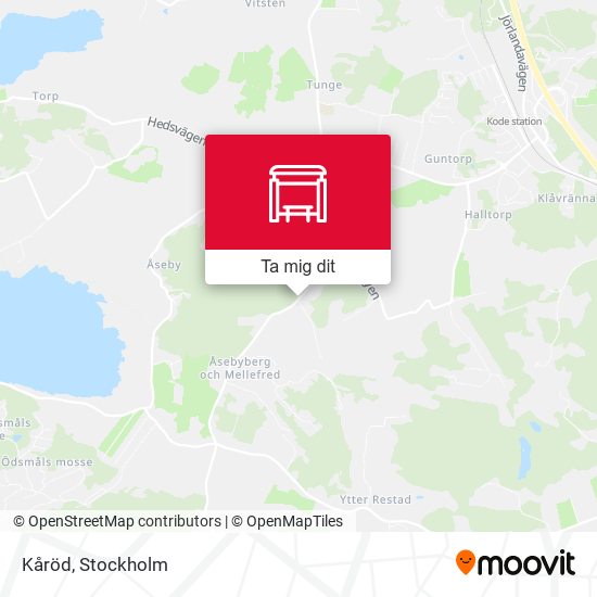 Kåröd karta
