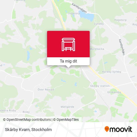 Skårby Kvarn karta