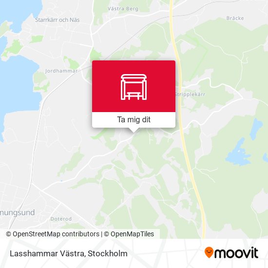 Lasshammar Västra karta