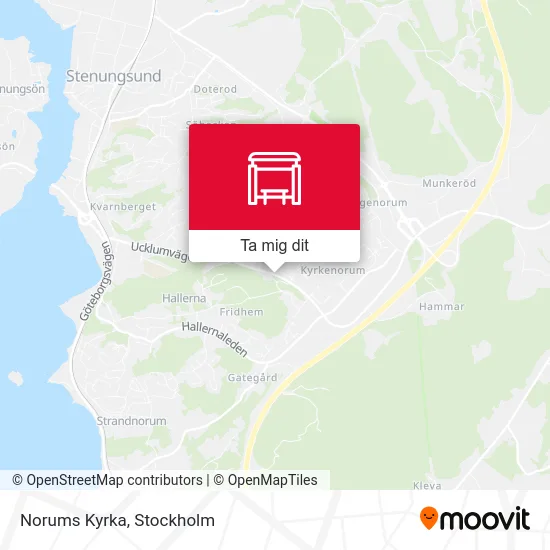 Norums Kyrka karta