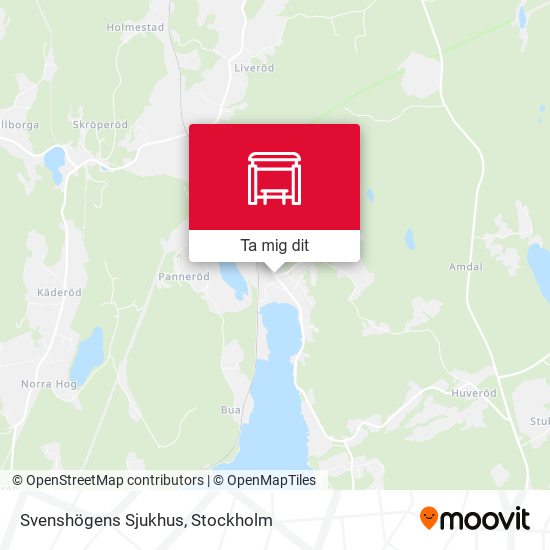 Svenshögens Sjukhus karta