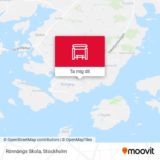 Rönnängs Skola karta