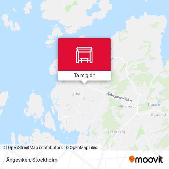 Ängeviken karta