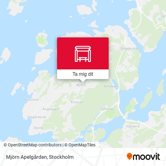 Mjörn Apelgården karta