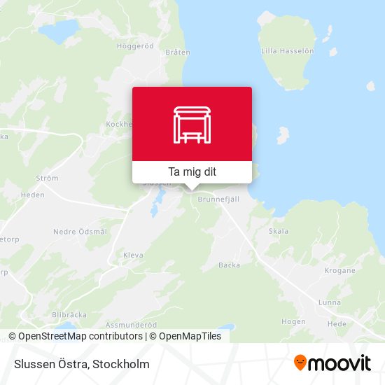 Slussen Östra karta