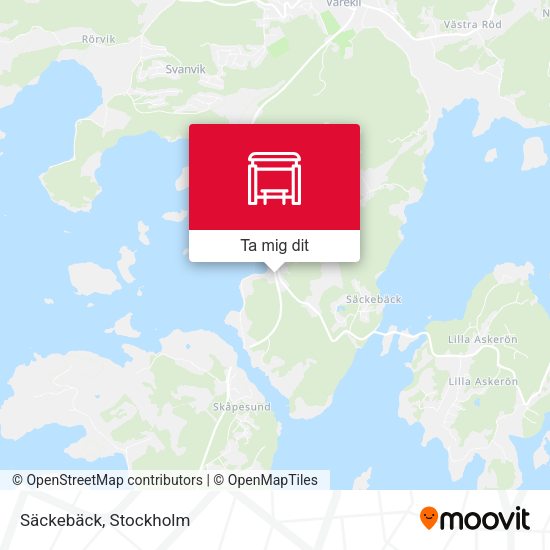 Säckebäck karta