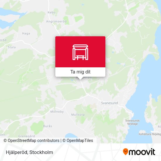 Hjälperöd karta