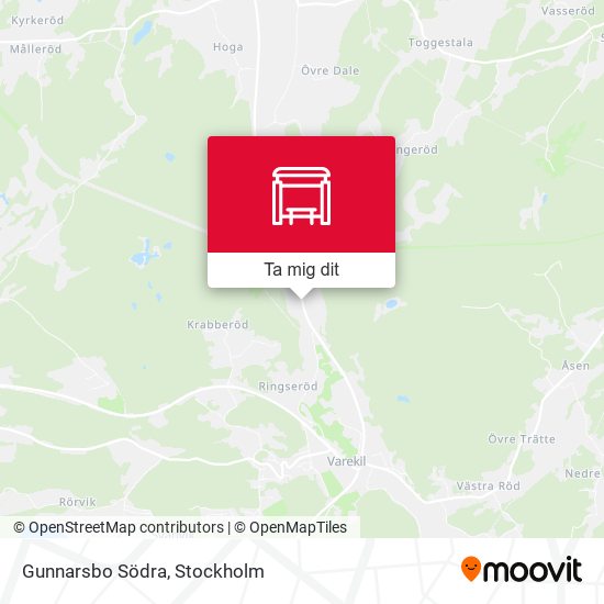 Gunnarsbo Södra karta