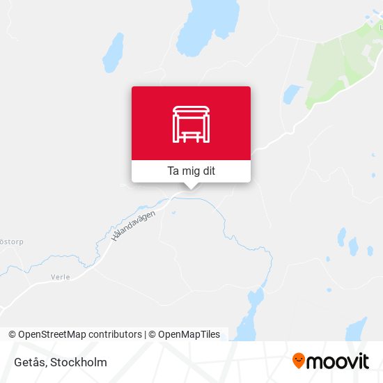 Getås karta