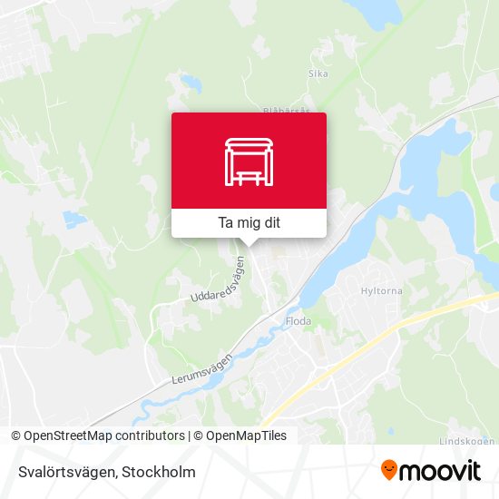 Svalörtsvägen karta
