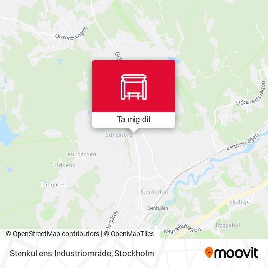 Stenkullens Industriområde karta