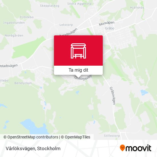 Vårlöksvägen karta