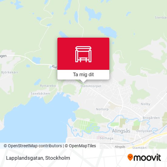 Lapplandsgatan karta