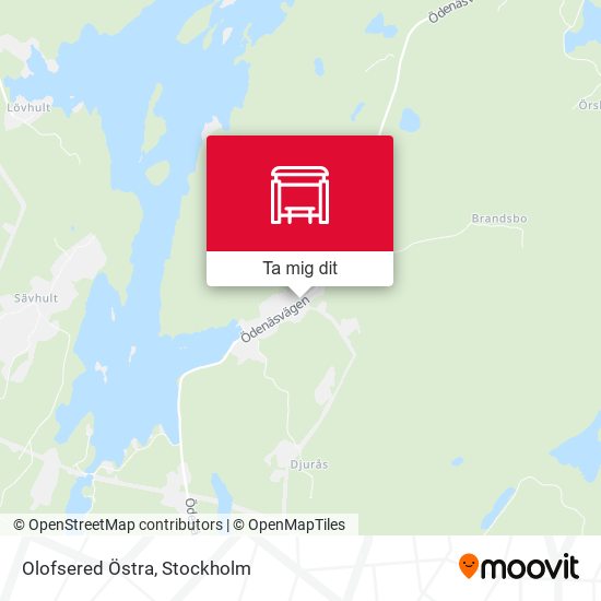 Olofsered Östra karta