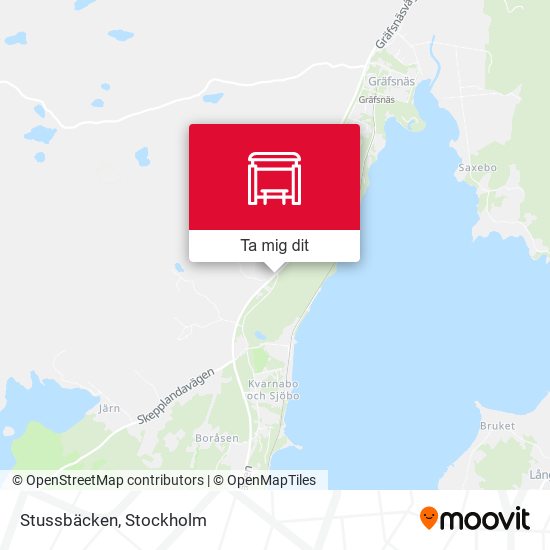 Stussbäcken karta