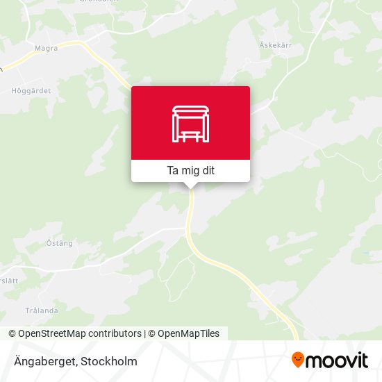 Ängaberget karta