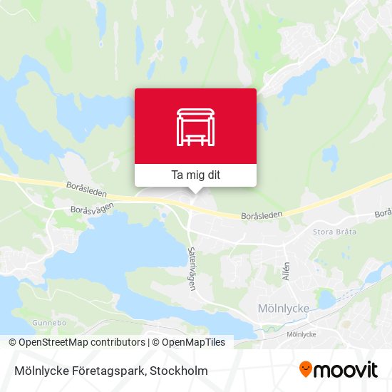 Mölnlycke Företagspark karta