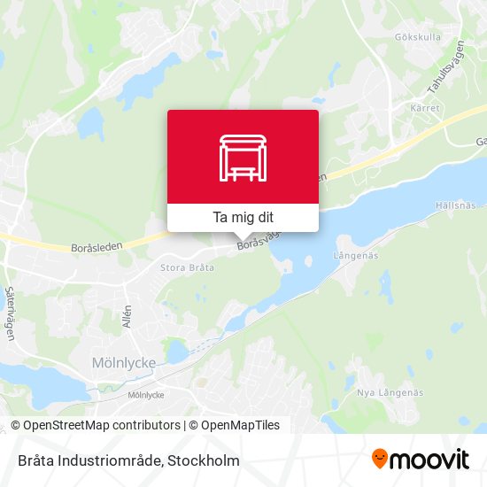 Bråta Industriområde karta