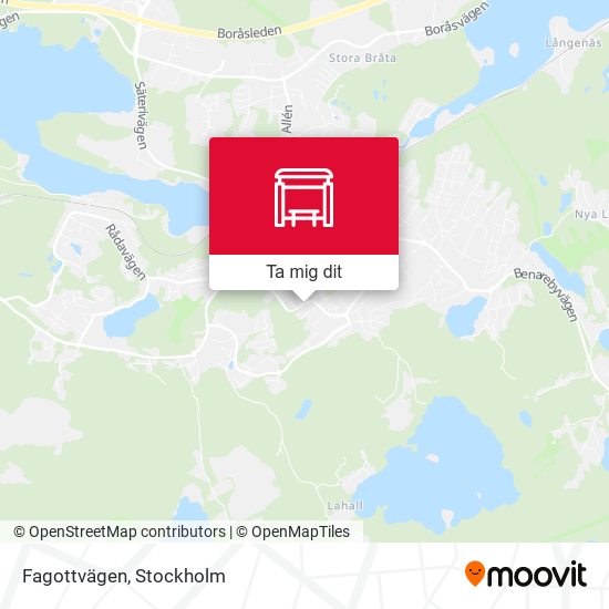 Fagottvägen karta