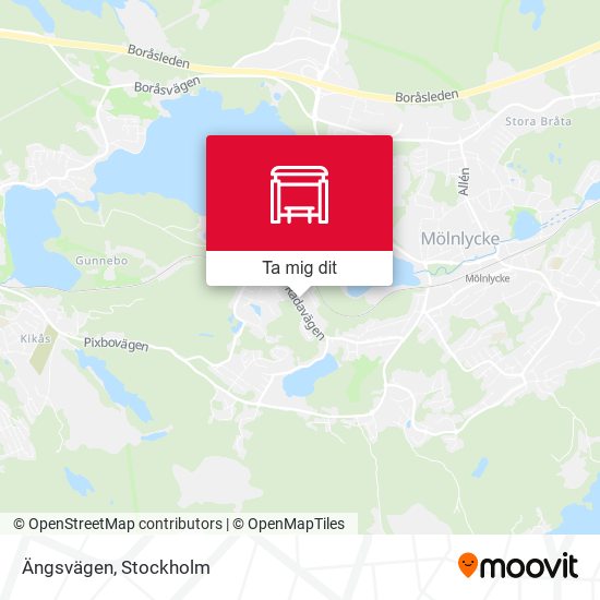 Ängsvägen karta