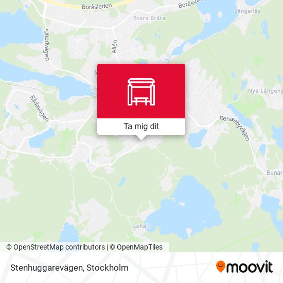 Stenhuggarevägen karta