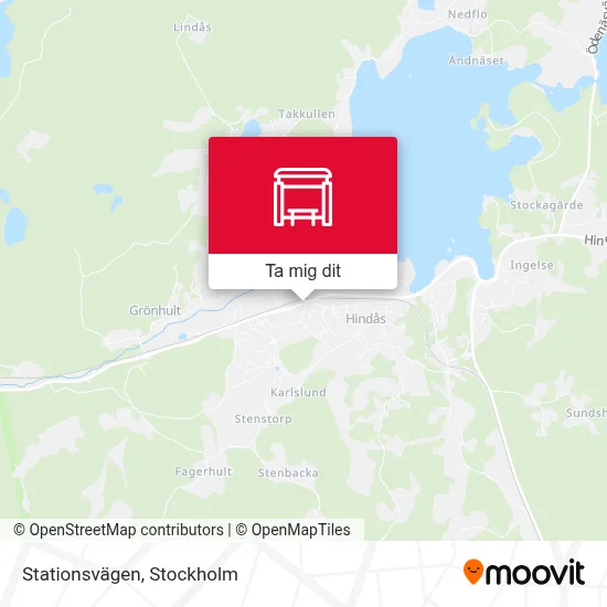 Stationsvägen karta