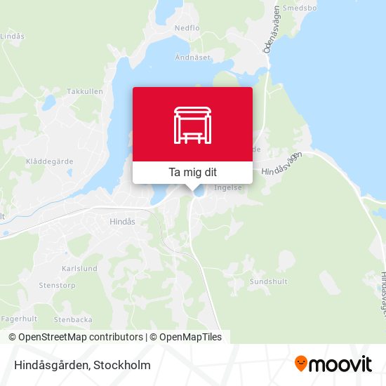 Hindåsgården karta
