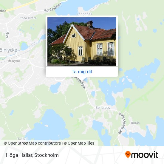 Höga Hallar karta