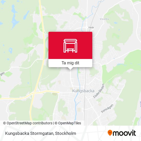 Kungsbacka Stormgatan karta