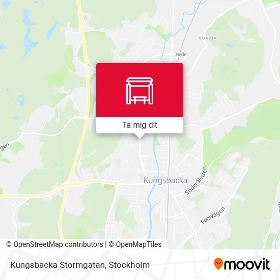 Kungsbacka Stormgatan karta