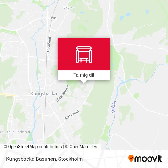 Kungsbacka Basunen karta