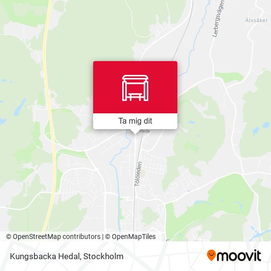 Kungsbacka Hedal karta