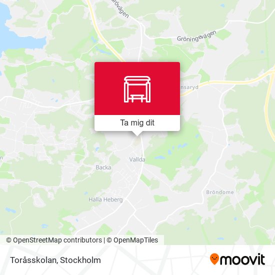 Toråsskolan karta