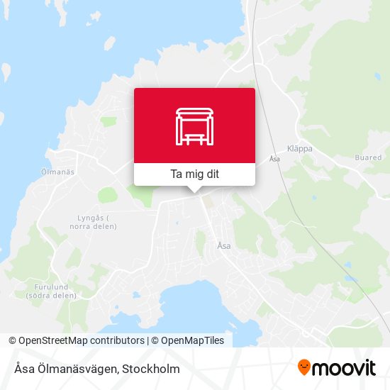 Åsa Ölmanäsvägen karta