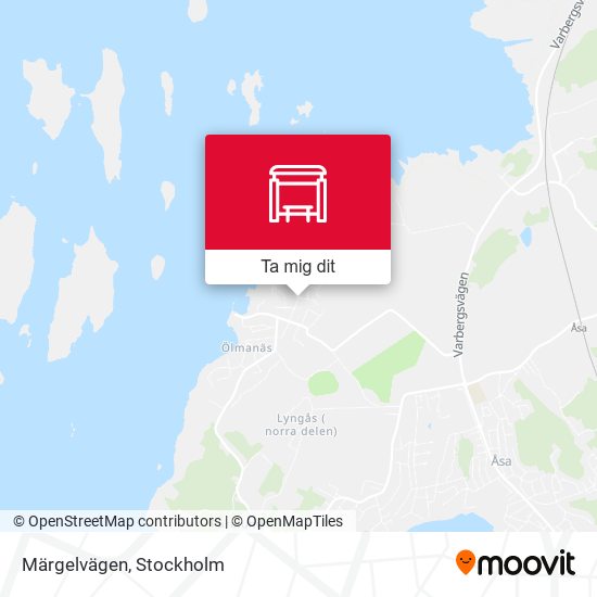 Märgelvägen karta