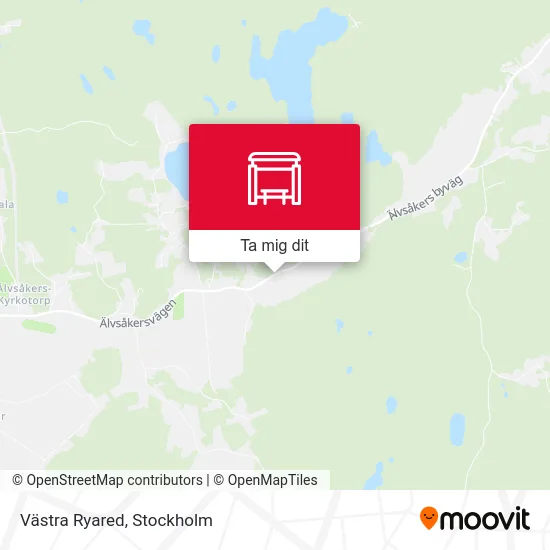 Västra Ryared karta